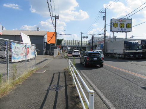 神奈川県・国道467号（藤沢街道）大和市深見（藤沢方面）